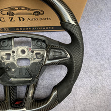 Load image into Gallery viewer, CZD Ford Focus MK3 ST/RS 2015-2019 carbon fiber steering wheel