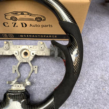 Load image into Gallery viewer, CZD 2012-2017 G37/ G25 /QX50 carbon fiber steering wheel