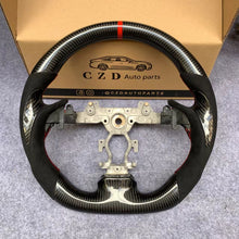 Load image into Gallery viewer, CZD 2012-2017 G37/ G25 /QX50 carbon fiber steering wheel