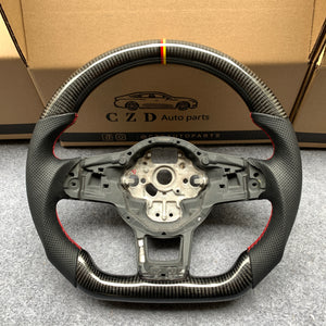 CZD VW Golf R MK7/MK7.5 carbon fiber steering wheel