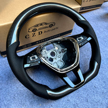Load image into Gallery viewer, CZD Volkswagen Golf Jetta steering wheel carbon fiber