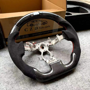 CZD Nissan GTR /R35 2009-2016 carbon fiber steering wheel with JP LED