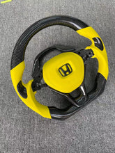 Load image into Gallery viewer, CZD 2018/2020/2021 Honda accord/Inspire carbon fiber steering wheel with thumb grips