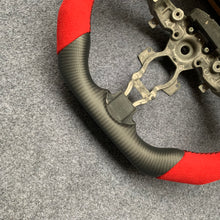 Load image into Gallery viewer, CZD Nissan 370Z /Z34 /Juke/ Maxima Matte carbon fiber steering wheel with thumb grips