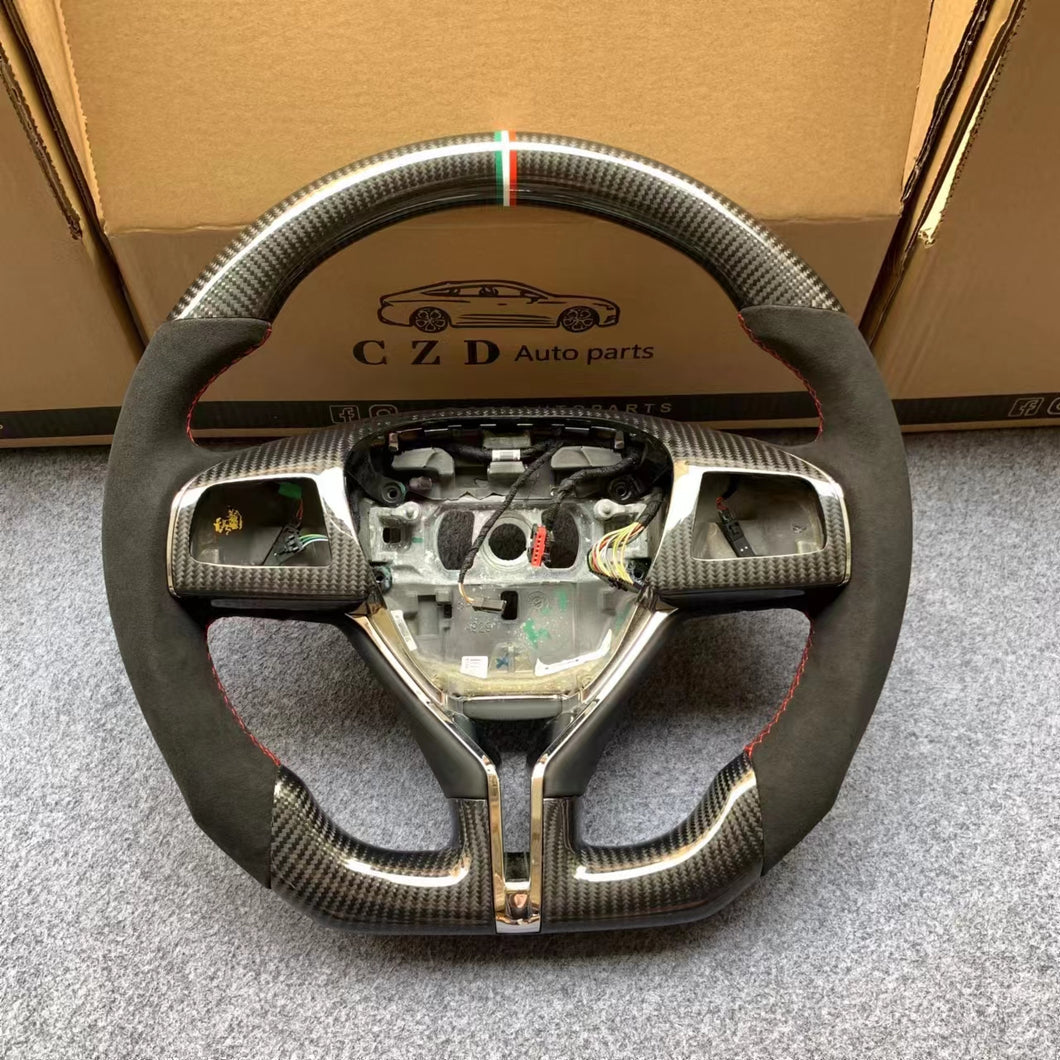 CZD autoparts For Maserati ghibli 2014 2015 2016 2017 2018 carbon fiber steering wheel