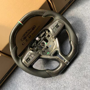 CZD autoparts For Maserati ghibli 2014 2015 2016 2017 2018 2019 2020 2021 carbon fiber steering wheel