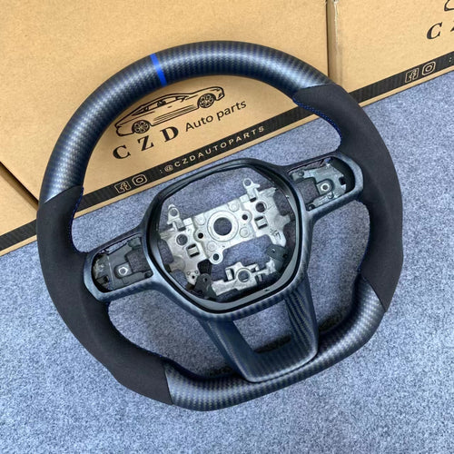 CZD autoparts For 11thgen civic 2021 2022 2023 carbon fiber steering wheel