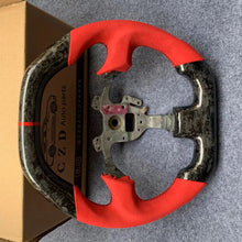 Load image into Gallery viewer, CZD autoparts For honda s2000 1999 2001 2002 2003 2004 2005 2006 2007 2008 2009 carbon fiber steering wheel with red Italian alcantara