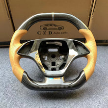 Load image into Gallery viewer, CZD autoparts For chevrolet corvette C7 2014 2015 2016 2017 2018 2019 carbon fiber steering wheel with perforated leather