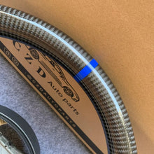 Load image into Gallery viewer, CZD autoparts For Jeep Wrangler 2014 carbon fiber steering wheel with blue stripe