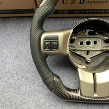 Load image into Gallery viewer, CZD autoparts For Jeep Wrangler 2014 carbon fiber steering wheel with blue stripe