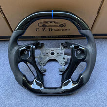 Load image into Gallery viewer, CZD autoparts For Honda 9th accord 2013 2014 2015 2016 2017 black piano carbon fiber steering wheel