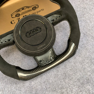 CZD Audi B8 S4 2013-2016 steering wheel carbon fiber with airbag cover