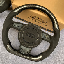 Load image into Gallery viewer, CZD Audi B8 S4 2013-2016 steering wheel carbon fiber with airbag cover