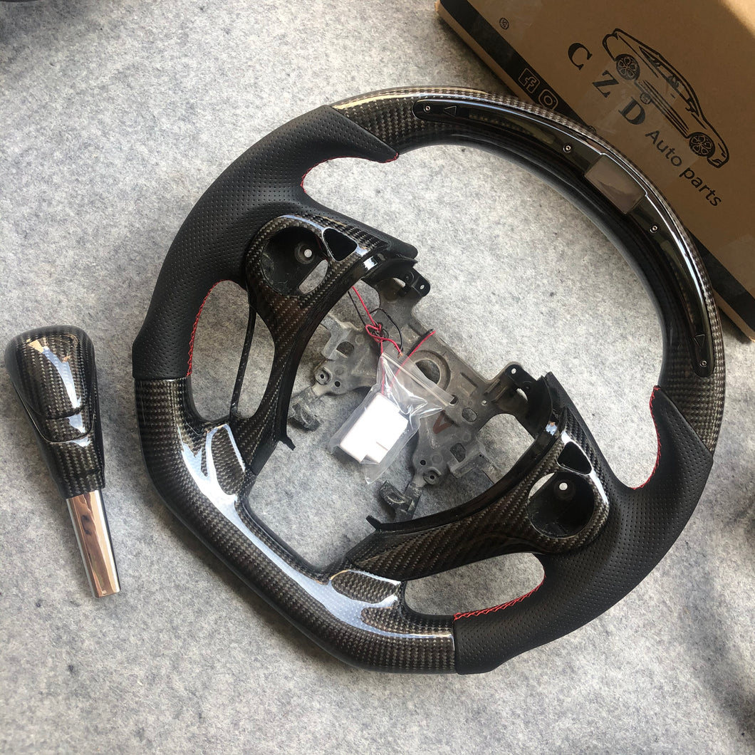 CZD Japan led 9th gen Accord steering wheel with carbon fiber