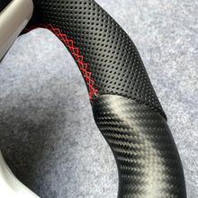 Load image into Gallery viewer, CZD Tesla model 3/model Y carbon fiber steering wheel