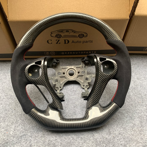 CZD 2013-2017 Honda 9th gen accord steering wheel with carbon fiber