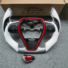 Load image into Gallery viewer, CZD 2018-2023 Camry XSE  F1 shape  Carbon Fiber steering wheel