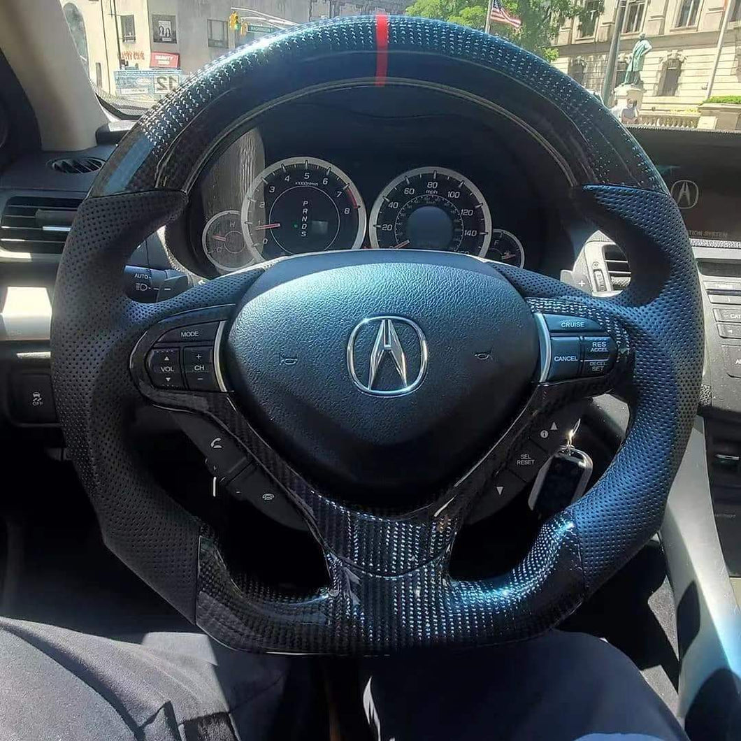 CZD 2009/2010/2011/2012/2013/2014 Acura TSX/Inspire carbon fiber steering wheel