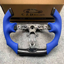 Load image into Gallery viewer, CZD Nissan 370Z/Juke/Infiniti carbon fiber steering wheel with F1 design