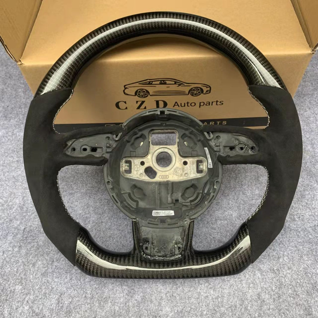 CZD 2008-2015 Audi B8 A4/A5/S4/S5/RS5/SQ5/Q5 carbon fiber steering wheel