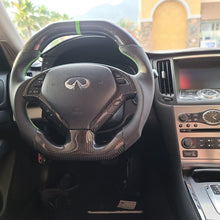 Load image into Gallery viewer, CZD 2012-2017 G37/ G25 /QX50 Carbon Fiber Steering Wheel