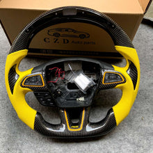 Load image into Gallery viewer, CZD Ford Focus MK3 ST/RS 2015-2019 carbon fiber steering wheel with LED display