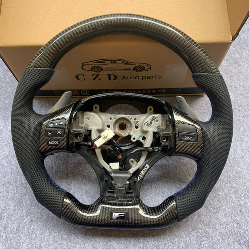For 2006-2013 Lexus is 250 is350 Steering Wheel With Carbon Fiber