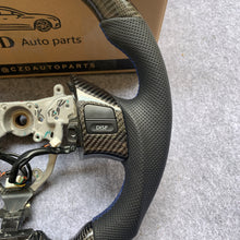 Load image into Gallery viewer, CZD Lexus IS250 IS350 Carbon fiber steering wheel with Blue Sports Badge