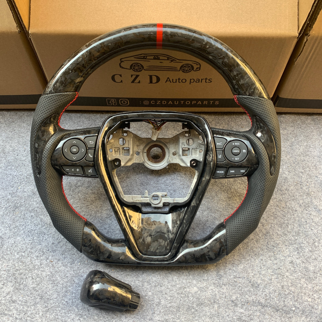 CZD Toyota Camry XSE/TRD 2018-2021 Carbon Fiber steering wheel