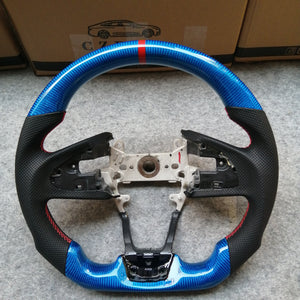CZD- 2016-2021 Honda civic seden/FK7/FK8/10th gen civic steering wheel with carbon fiber