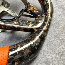 Load image into Gallery viewer, CZD 2007/2008/2009/2010/2011 Honda CR-V gold flake carbon fiber steering wheel