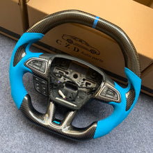 Load image into Gallery viewer, CZD Focus MK3 2015/2016/2017/2018 carbon fiber steering wheel