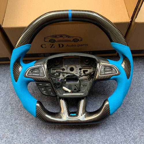 CZD Focus MK3 2015/2016/2017/2018 carbon fiber steering wheel