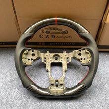 Load image into Gallery viewer, CZD Mitsubishi Lancer Evolution Evo X 2008/2009/2010/2011/2012/2013/2014/2015 carbon fiber steering wheel