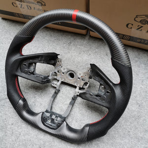 CZD  honda fk8 steering wheel with carbon fiber