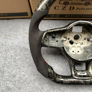 CZD-VW Golf R MK7/MK7.5 carbon fiber steering wheel