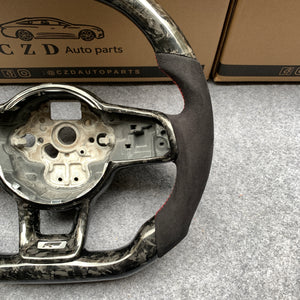 CZD-VW Golf R MK7/MK7.5 carbon fiber steering wheel