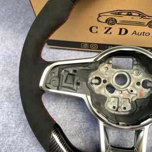 CZD-VW Golf R MK7/MK7.5 carbon fiber steering wheel