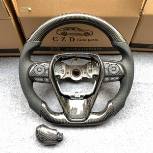 CZD Autoparts 2018-2022 Toyota Camry SE/XSE/LE/TRD 8thgen Camry carbon fiber steering wheel