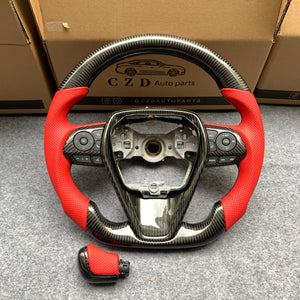 CZD Autoparts 2018-2022 Toyota Camry SE/XSE/LE/TRD 8thgen Camry carbon fiber steering wheel