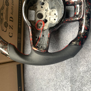 CZD-VW Golf R MK7/MK7.5 carbon fiber steering wheel