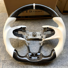 Load image into Gallery viewer, CZD FK8/ FK7 10th gen Civic  steering wheel with carbon fiber