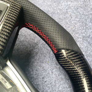 Customied For Maserati Ghibli / GT /Quattroporte/ Levante Steering wheel with Carbon fiber