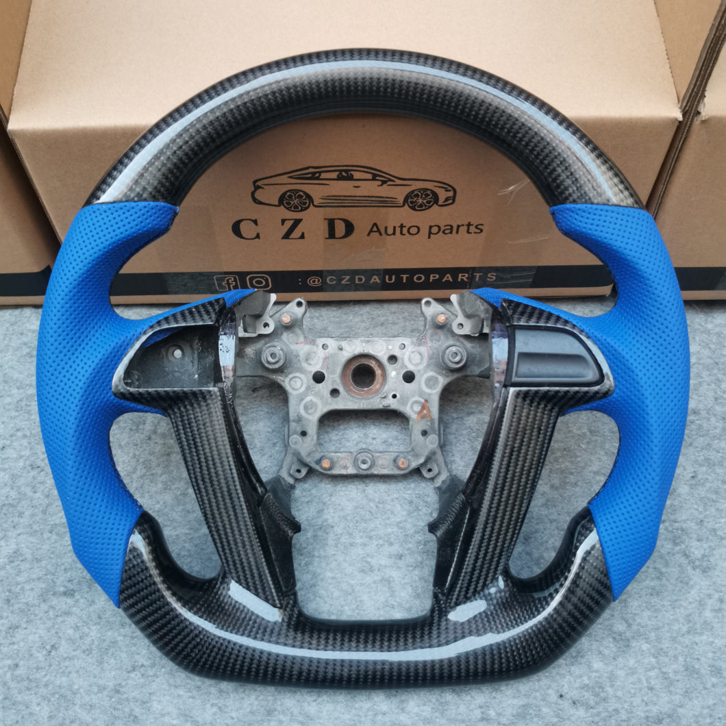 Custom For 8th gen Honda accord/Odyssey carbon fiber steering wheel CZD