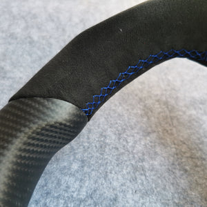 CZD Scion IQ carbon fiber steering wheel with matte carbon fiber