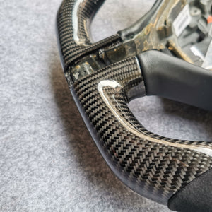CZD-For Maserati Ghibli / GT /Quattroporte/ Levante Steering wheel with Carbon fiber