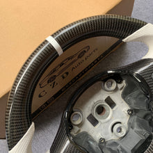 Load image into Gallery viewer, Custom For Tesla model 3 steering wheel with real carbon fiber from CZD