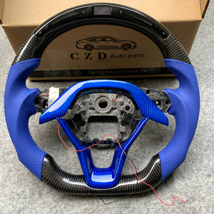 CZD 10th Gen Accord  EXL/EX/LX 2018-2022 carbon fiber steering wheel with LED