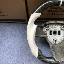 Load image into Gallery viewer, CZD Tesla model 3/model Y carbon fiber steering wheel